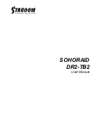 Stardom SOHORAID DR2-TB2 User Manual предпросмотр