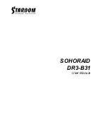 Stardom SOHORAID DR3-B31 User Manual предпросмотр