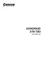 Stardom SOHORAID ST8-TB3 User Manual preview