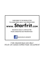 Preview for 26 page of Starfit 024730 Instructions For Use And Care Manual