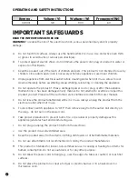 Preview for 2 page of STARFRIT 024001 Instructions For Use And Care Manual