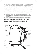 Предварительный просмотр 3 страницы STARFRIT 024011 Instructions For Use And Care Manual