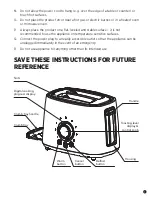 Preview for 3 page of STARFRIT 024020 Instructions For Use And Care Manual