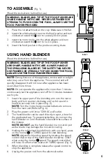 Preview for 5 page of STARFRIT 024221 Instructions For Use And Care Manual