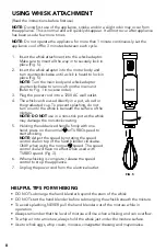 Preview for 8 page of STARFRIT 024221 Instructions For Use And Care Manual