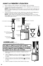 Preview for 16 page of STARFRIT 024221 Instructions For Use And Care Manual