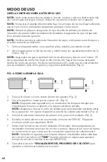 Preview for 62 page of STARFRIT 024604 Instructions For Use And Care Manual