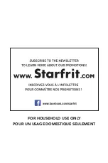 Preview for 80 page of STARFRIT 024604 Instructions For Use And Care Manual