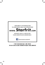 Preview for 32 page of STARFRIT 024615 Instructions For Use And Care Manual