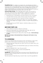 Preview for 4 page of STARFRIT 024740 Instructions For Use And Care Manual