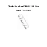 StarHub MF626 Quick User Manual preview