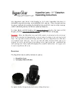 Starizona HyperStar C11 Operating Instructions Manual preview