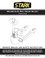 Предварительный просмотр 1 страницы Stark 58108 Owner'S Manual And Safety Instructions