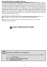 Preview for 13 page of Stark 65151 Owner'S Manual And Safety Instructions