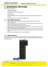 Предварительный просмотр 12 страницы Stark AL 3100 R Operating And Maintenance Manual