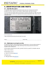 Предварительный просмотр 6 страницы Stark U-plow UA 4200/2400 User And Maintenance Manual