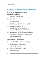 Preview for 4 page of Starkey Hearing Technologies BTE 13 Manual