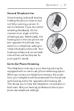 Preview for 21 page of Starkey Hearing Technologies CIC Operation Manual