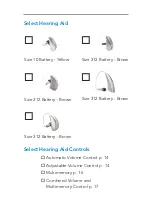 Preview for 2 page of Starkey Hearing Technologies Micro RIC 312 Operation Manual