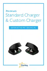 Starkey Hearing Technologies Premium Custom Charger Operation Manual preview