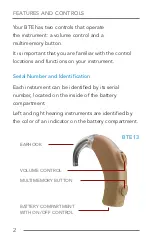 Preview for 4 page of Starkey ARIES 675 PLUS Operation Manual