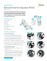 Starkey Livio Behind-the-Ear Rechargeable Product Manual preview