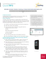 Starkey QuickTIPS Quick Start Manual preview