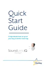 Starkey SoundLens Synergy iQ Quick Start Manual preview