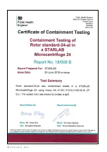 Предварительный просмотр 4 страницы StarLab Microcentrifuge 24 Original Instruction