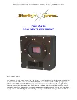 Preview for 1 page of Starlight Xpress Trius SX-46 User Manual