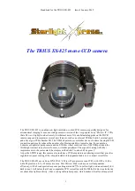 Starlight Xpress TRIUS SX-825 Handbook preview