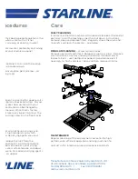 Preview for 7 page of Starline XU Operator'S Manual