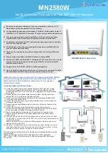 Preview for 1 page of STARLINK MN2580W Instruction Manual