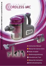 Starlyf CORDLESS VAC Instruction Manual preview