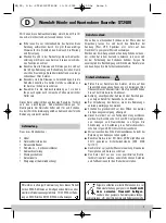 Preview for 6 page of Starmix AirStar ST 2400 E Mounting Instructions And Directions For Use