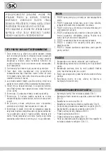 Preview for 41 page of Starmix GS 2078 Operating Instructions Manual