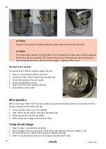 Preview for 20 page of Starmix GS 2450 Oil & Metal Operating Instructions Manual