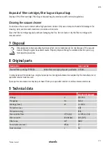 Preview for 23 page of Starmix GS 2450 Oil & Metal Operating Instructions Manual