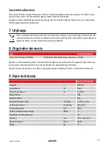 Preview for 89 page of Starmix GS 2450 Oil & Metal Operating Instructions Manual