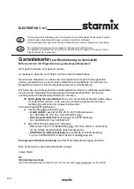 Preview for 134 page of Starmix GS 2450 Oil & Metal Operating Instructions Manual