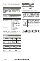 Preview for 58 page of Starmix HS 12 Series Operating Instructions Manual