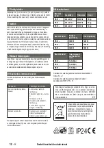 Preview for 102 page of Starmix HS 12 Series Operating Instructions Manual