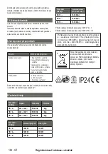 Preview for 108 page of Starmix HS 12 Series Operating Instructions Manual