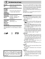 Preview for 8 page of Starmix IS ARH-1250/1225 Operating Instructions Manual