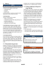 Preview for 17 page of Starmix IS H-1225 Asbest Operating Instructions Manual