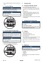 Предварительный просмотр 26 страницы Starmix IS H-1225 Asbest Operating Instructions Manual