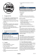 Preview for 37 page of Starmix IS H-1225 Asbest Operating Instructions Manual