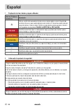 Preview for 42 page of Starmix IS H-1225 Asbest Operating Instructions Manual