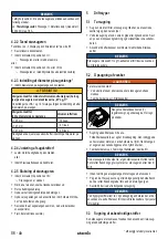 Preview for 86 page of Starmix IS H-1225 Asbest Operating Instructions Manual