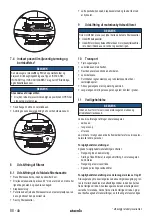 Preview for 88 page of Starmix IS H-1225 Asbest Operating Instructions Manual